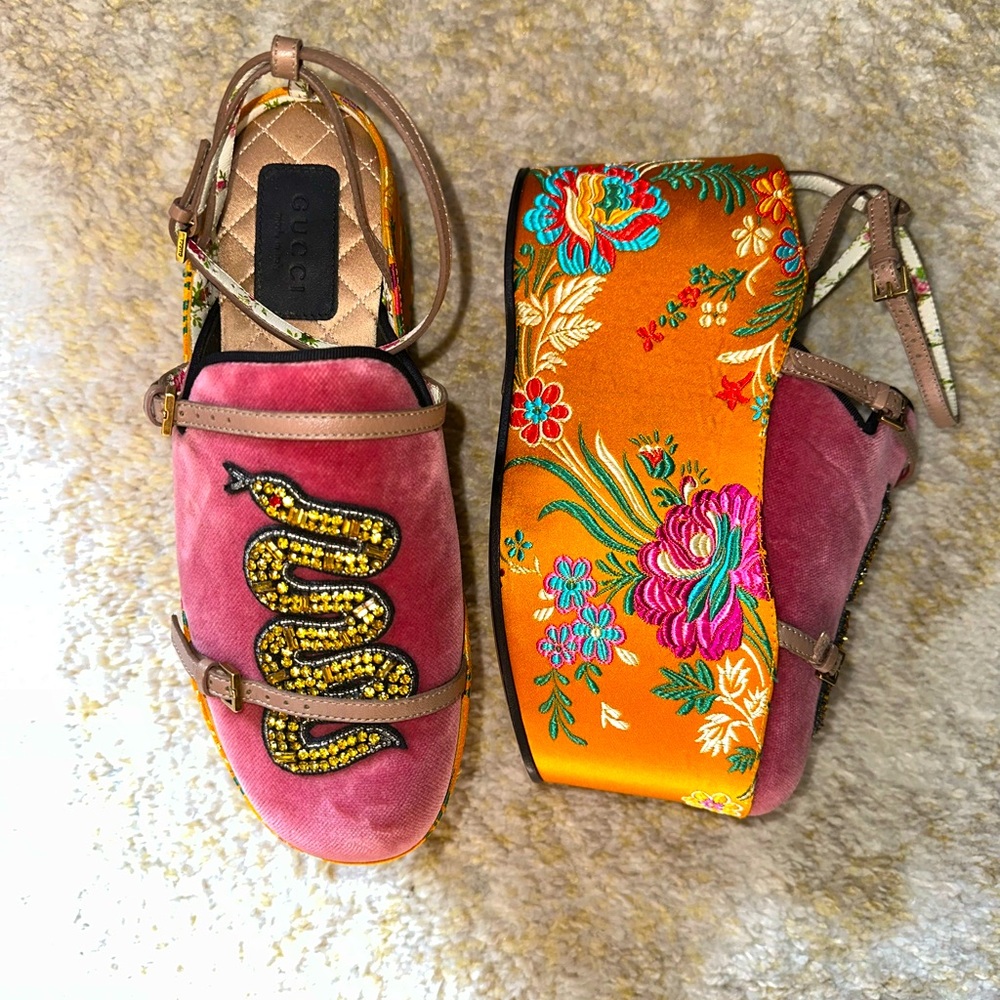 Gucci Platforms with Detachable Slipper